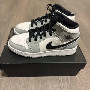 Nike High-Top Sneakers in White and Black